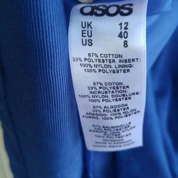Asos Blue Butterfly Dress - Picture 5 of 5